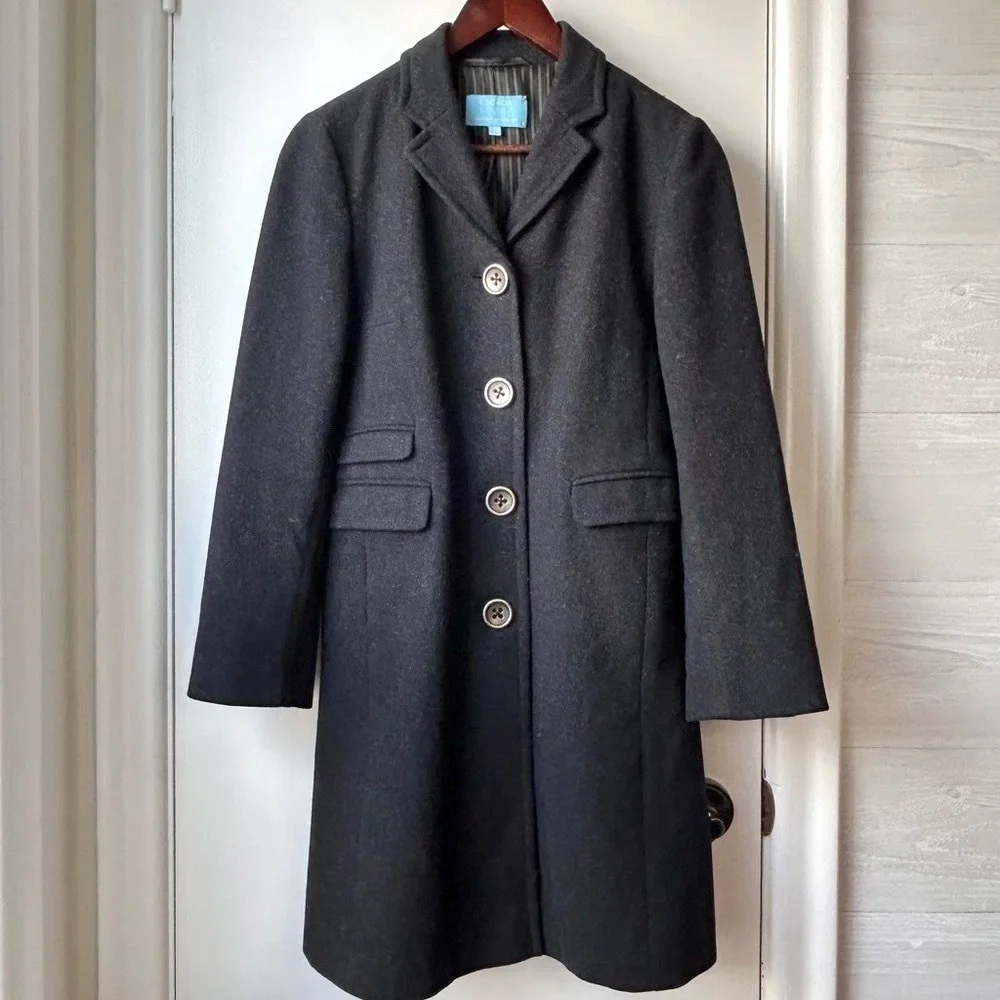 ESCADA Sport Tailored Wool Stretch Coat - Picture 3 of 16